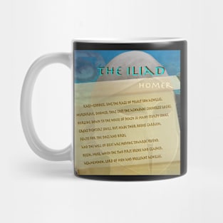 The Iliad Scroll image/text Mug